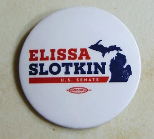 Elissa Slotkin 2024 Michigan Senate campaign pin button political - Picture 1 of 1