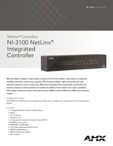 AMX NetLinx NI-3100 Integrated Controller Audio Video. - Picture 1 of 12