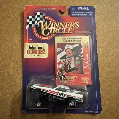 WINNERS CIRCLE JOHN FORCE 1993 CASTROL GTX OLDSMOBILE COCHE DIVERTIDO 1/64 diecast Foto 1 de 3