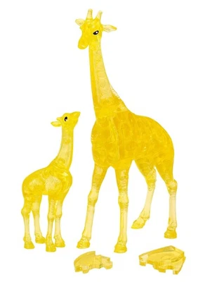 Puzzle Beverly 38 pièces cristal girafe 50228 jaune plastique animal puzzle... - Photo 1/4