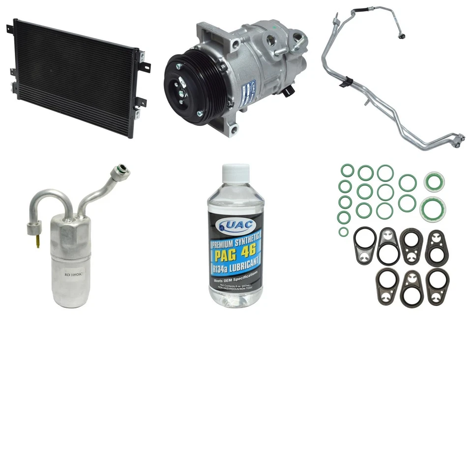 Kit de compresor de aire acondicionado UAC KT 5158A para 07-08 Dodge Jeep calibre brújula Foto 1 de 3