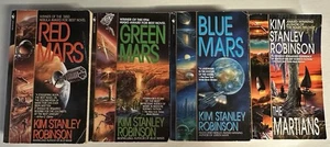 LOT (4) Kim Stanley Robinson, Mars rot grün blau und die Marsianer, Papier, gebraucht - Bild 1 von 6