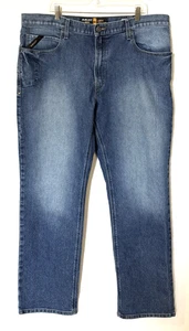 Ariat Rebar Jeans Mens Size 38x34 M3 Loose Straight Blue Denim - Picture 1 of 16
