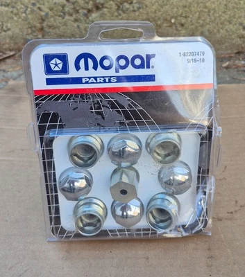 Dodge Ram 1500 Dakota Durango 2003-2011 nuevo en stock MoPar 9/16-18 tuerca kit de bloqueo de rueda Foto 1 de 2