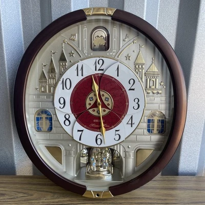Seiko Melodies in Motion QXM565BRH Wall Clock WORKS Beatles Songs 24 Melodies - Image 1 of 4