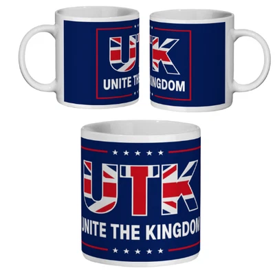 Patriotic British Mug Unite The Kingdom Tommy Robinson Cup Union Jack Gift