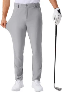 Men's Golf Pants 30"/32"/34" Inseam Lightweight Stretch Work Dress Pants Ligh... - Picture 1 of 5