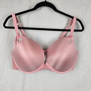 CITY CHIC Size 20DD Push UP Bra Pink Lacy Wide Back - Picture 1 of 11