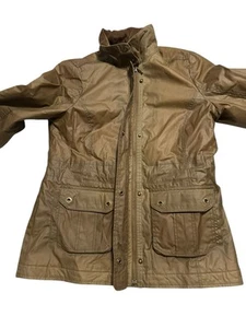 L.L Bean Waxed Upland Coat Insulated Size Medium - Picture 1 of 9