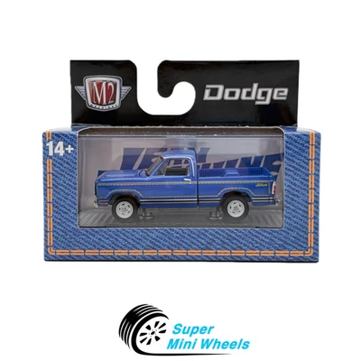 M2 Machines 1:64 1978 Dodge D150 Jean Machine Blue R104 25-82 - Image 1 of 2
