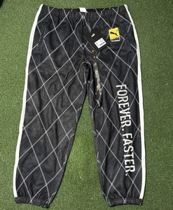 Puma x ASAP Rocky Quilted Sweatpant Black 631124-01 Men's Size XXL - Picture 1 of 6