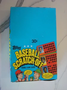 1981-TOPPS MLB BASEBALL SCRATCH-OFF STARS-UNOPENED WAX-FULL BOX 36 PACKS - Picture 1 of 7