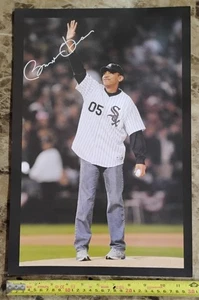 BARACK OBAMA Chicago White Sox GLOSSY Historic POSTER Picture 12 x 17 - Picture 1 of 4