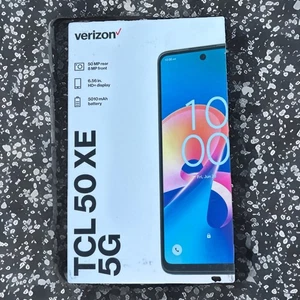 Verizon TCL 50 XE 5G Prepaid Cell Phone - New In Box - Picture 1 of 2