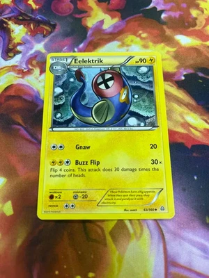 Eelektrik 63/160 XY-Primal Clash Regular NM-Mint Pokémon TCG - Image 1 of 4