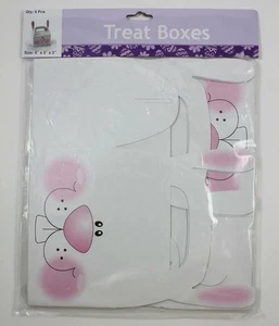 Easter Bunny Treat Boxes - Party Favors - Pkg of 6 (6x3x3) - Picture 1 of 2