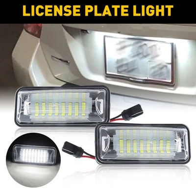 For Subaru BRZ (DBA-ZC6) 2013-2020 Pair White 24-LED License Plate Lights EPO - Image 1 of 4
