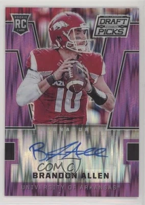 2016 Prizm Collegiate Draft Picks Purple Flash /99 Brandon Allen Rookie Auto RC - Image 1 of 2