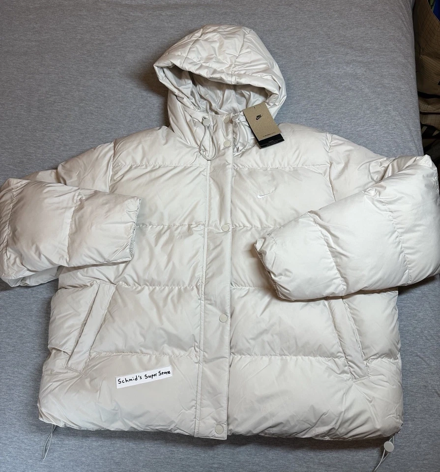 Nike Therma-FIT Puffer Loose Hooded Jacket HF7898-104 Women’s Size XL