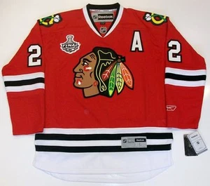 DUNCAN KEITH CHICAGO BLACKHAWKS 2010 CUP RBK JERSEY - Picture 1 of 2