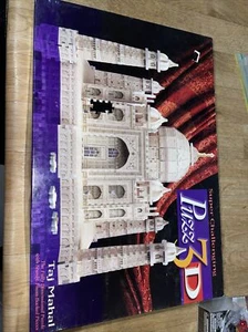 Vintage 1996 Milton Bradley 3D Taj Mahal Building Puzzle 1077 Pieces - Picture 1 of 4