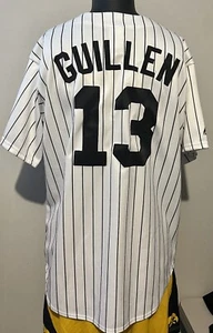 Maglia vintage Ozzie Guillen Chicago White Sox di Majestic taglia XL nuova con etichette - Foto 1 di 8