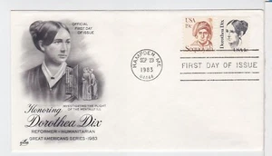 TurtlesTradingPost- Dorothy Dix- Great Americans Series 1983 #1844- FDC Artcraft - Picture 1 of 1