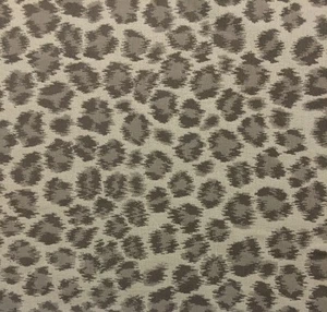 BALLARD DESIGNS CHEETAH TAUPE LEOPARD SUNBRELLA OUTDOOR FABRIC BY THE YARD 54"W - Picture 1 of 5