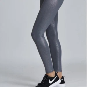 Noli grau Glitzer hohe Taille sportliche Leggings Damen Größe Medium - Bild 1 von 11