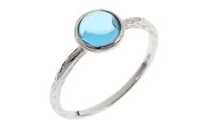 Ring 750/- Weißgold mit Blautopas WERT 550 € - 7610664 - Picture 1 of 1