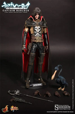 HOT TOYS MMS222 PIRATA ESPACIAL CAPITÁN HARLOCK 1/6 12" OBRA MAESTRA DE PELÍCULA NUEVO Foto 1 de 4