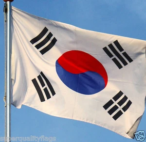 BANDERA DE COREA DEL SUR 3x5 ft mejor calidad vendedor de estados unidos - Imagen 1 de 6