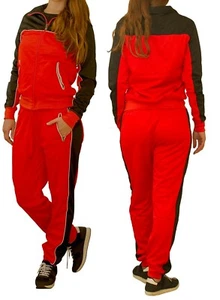 Women's 2-piece Tracksuit Active Track Jacket & Track Pants Outfit - Picture 1 of 26