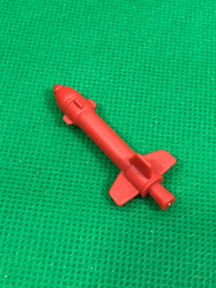 Vintage GI Joe ARAH 1988 Rolling Thunder RED CAROUSEL MISSILE vehicle part - Imagem 1 de 1
