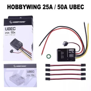 Hobbywing 25A-50A DC-DC 3-18S Interruptor externo UBEC de alto voltaje con salida de 8 canales - Imagen 1 de 5