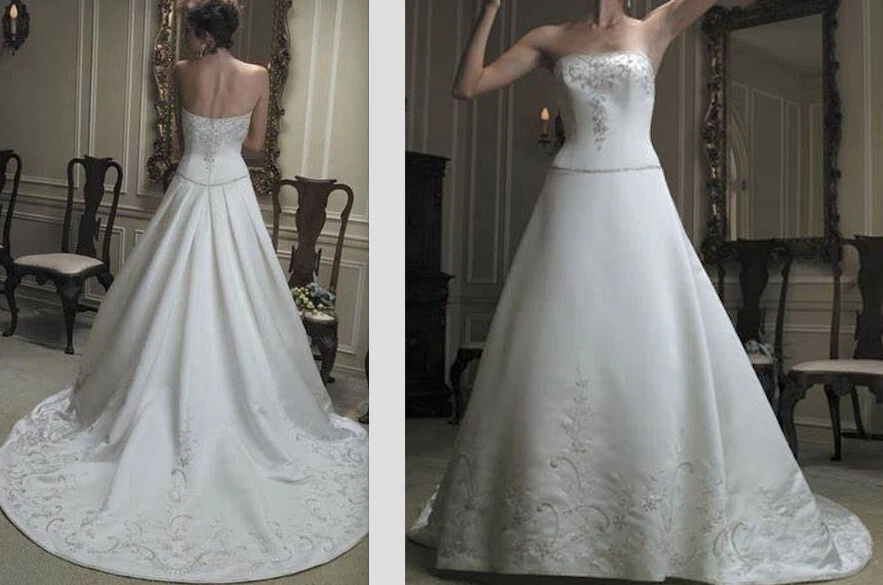 wedding gown size 10 - Image 1 of 1