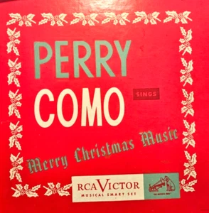 PERRY COMO Merry Christmas Music 3 of 4 10" Shellac Box Smart Set - Imagen 1 de 4