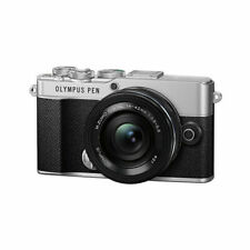 Olympus PEN E-P7 20.3MP Digital SLR Camera with M.Zuiko Digital ED 14-42mm f/3.5-5.6 EZ Lens - Black/Silver