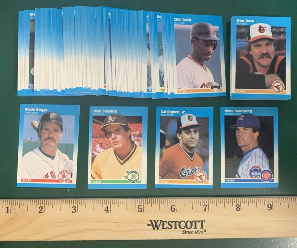 1987 Fleer Mini SET BREAK singles - stars, commons, HOFers, rookies - Image 1 of 1