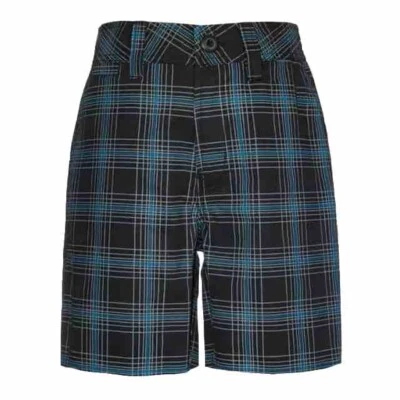 UNIVIBE Big Boys Twill Moosehead Plaid Chino 100% Cotton Shorts Size 18 NWT $34 - Image 1 of 4