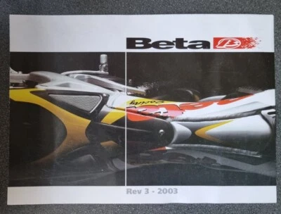 NEW GENUINE 2003 BETA REV 3 TRIALS BIKE YEAR MODEL SALES/TECHNICAL BROCHURE  - Image 1 of 3