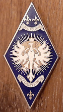5° RC Cuir Régiment Cuirassiers ROYAL POLOGNE Cavalerie insigne Badge ORIGINAL