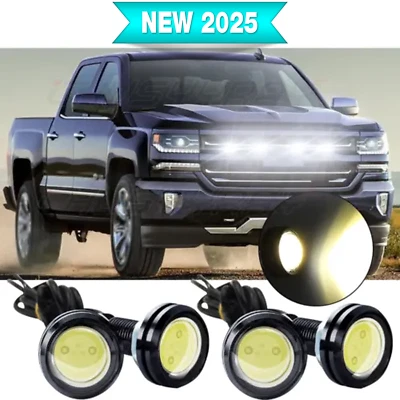 4x Luces LED de roca blancas Eagle Eye para Jeep todoterreno camión UTV ATV Baot debajo de la carrocería Foto 1 de 4