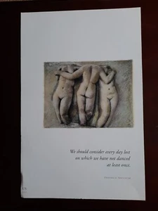 Friedrich Nietzsche Poster, German We Should Consider Every Day Lost ... 11x17 - Picture 1 of 3