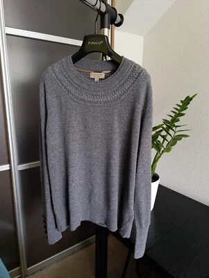 SUÉTER FEMININO BURBERRY MALHA CABO YORK CASHMERE - Imagem 1 de 4