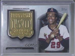 2019 Topps 150th Anniversary Commemorative Medallion Series 2 Rod Carew HOF
