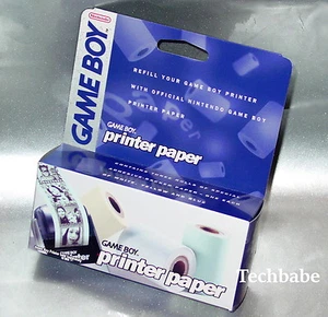 NEU Versiegelt Game Boy Farbe DRUCKER PAPIER 3 ROLLEN Nachfüllkarton von Nintendo - Bild 1 von 2
