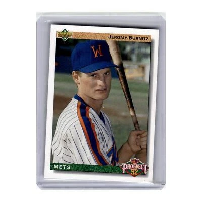1992 Upper Deck Jeromy Burnitz Mets #65 - Image 1 of 3