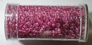 GUTERMANN CREATIV SEED BEADS, Size 9/0, 28 gram TUB, PINK-4810, HIGHEST QUALITY - Imagen 1 de 1