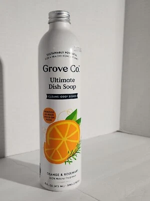Grove Co Orange & Rosemary Ultimate Dish Soap 16 fl oz - NEW - Image 1 of 3